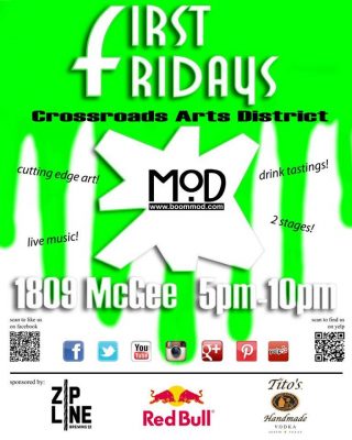 First Fridays at MOD presented by MOD Art Gallery at MOD Art Gallery, Kansas City MO