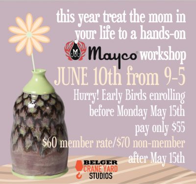 Miraculous Mayco Workshop presented by Belger Crane Yard Studios at Belger Crane Yard Studios, Kansas City MO