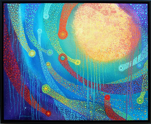 Gallery 3 - Comets II Original painting by Catherine Kirkland