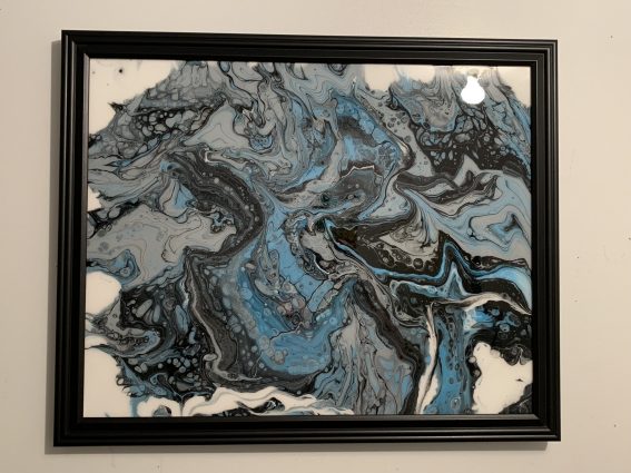 Gallery 1 - Toni Kirk, Blue, Acrylic on Canvas, 16” x 20”