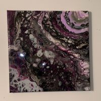 Gallery 5 - Toni Kirk Purple Passion Pt. 3 Acrylic on Canvas 10” x 10”