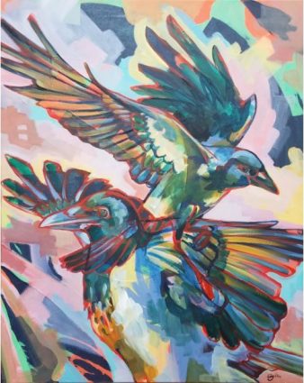 Gallery 2 - The Crow Commands, Acrylic, 24