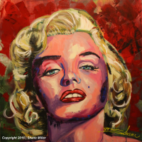Gallery 1 - Marilyn Monroe Acrylic on Canvas 36