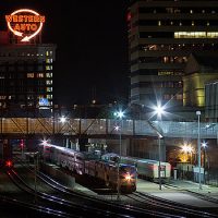 Gallery 3 - Night Scene at the Station Color Photography