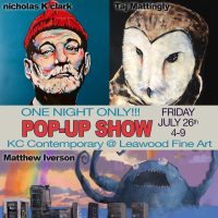 KC Contemporary Pop-Up Show-ONE NIGHT ONLY! presented by Leawood Fine Art at Leawood Fine Art, Leawood KS