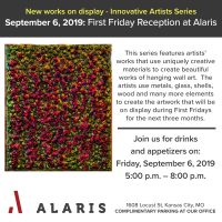 Alaris September First Friday Reception presented by Justin Border at ,  