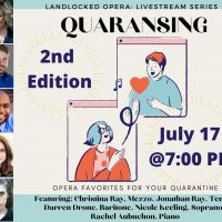 VIRTUAL – Landlocked Opera Livestream Series: QuaranSing #2! presented by Landlocked Opera Inc. at Online/Virtual Space, 0 0