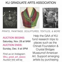 VIRTUAL- Silent Auction: KU Grad Arts Association presented by Sophia Reed at ,  