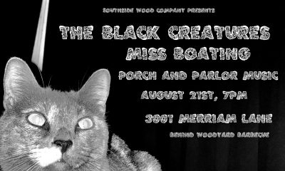 The Black Creatures, Miss Boating, and Porch And Parlor Music presented by  at ,  