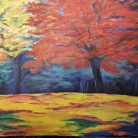 “Fall Bright” October Paint Party presented by Images Art Gallery at ,  