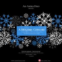 Ad Astra Duo presents: A Holiday Concert presented by InterUrban ArtHouse at InterUrban ArtHouse, Overland Park KS