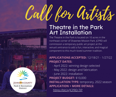 CALL FOR ARTISTS: Theatre in the Park Temporary Ar...