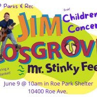 Children’s Concerts – Jim “Mr. Stinky Feet” Cosgrove presented by City of Overland Park, Kansas at ,  
