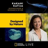 National Geographic Live Presents, Designed by Nature- Kakani Katija, Bioengineer presented by Kauffman Center for the Performing Arts at Kauffman Center for the Performing Arts, Kansas City MO