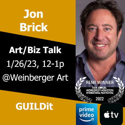 Jon Brick Art/Biz Talk presented by GUILDit at Weinberger Fine Art, Kansas City MO
