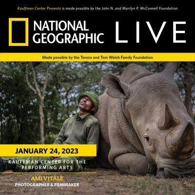 National Geographic Live Presents Wild Hope-Ami Vitale, Photographer & Filmmaker presented by Kauffman Center for the Performing Arts at Kauffman Center for the Performing Arts, Kansas City MO