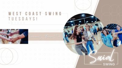 Social Swing Tuesday West Coast Swing Class & Practicum presented by Cabaret Arts and Social Theatre of Kansas City (C.A.S.T. KC) at ,  