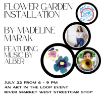 Gallery 1 - Flower Garden Public Installation Day | An Art in the Loop Event