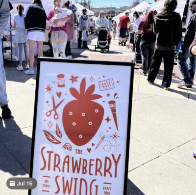 The Strawberry Swing Indie Craft Fair located in Kansas City MO